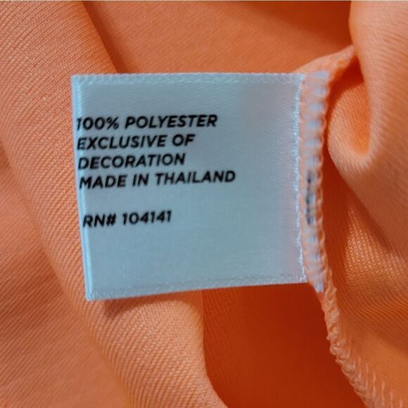 Lady Hagen Coral Essential HydroDri® Short Sleeve V-Neck Golf Polo - Picture 10 of 13